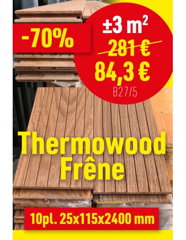 Promo Thermowood Frêne ±3m2