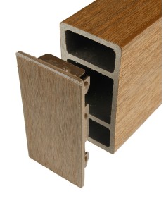 Afwerkkap voor zonnescherm gevelbekleding