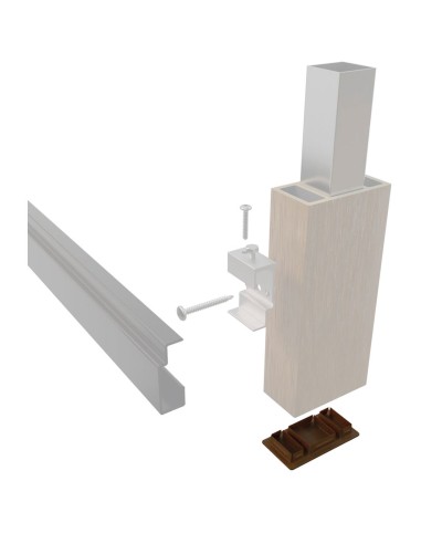 Capuchon de finition pour bardage brise soleil