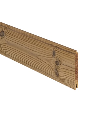 Planche de palissade en bois thermowood