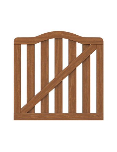 Portillon de jardin en bois exotique