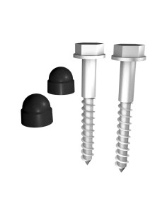 Tirefonds pour piquet balustrade (2 pc.) 2