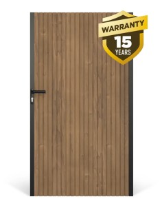 Tuinpoort van Grenen of Populieren Thermowood