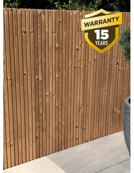 Palissade en Pin ou Peuplier Thermowood