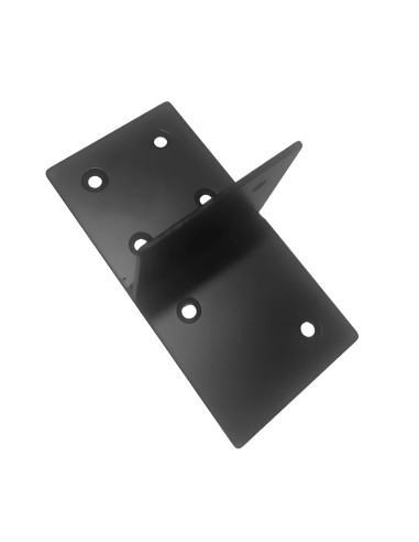 Paalverbinder T 9-12cm zwart