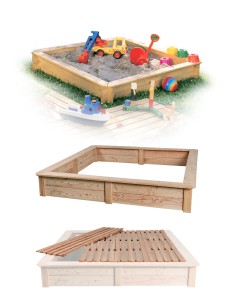 Bac à sable avec ou sans couvercle