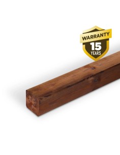 Vierkante paal 9x9 cm - kernhout