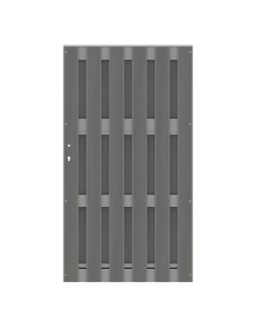 Composietdeur WPC | Verzinkt stalen kader, 98 cm 2