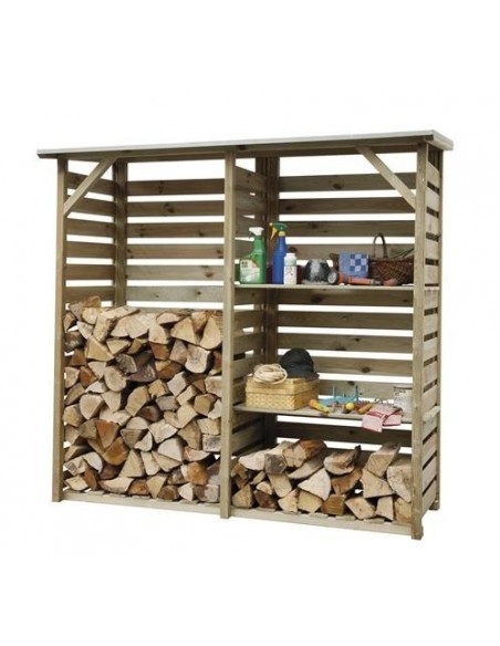 Abri bûches Carpinus