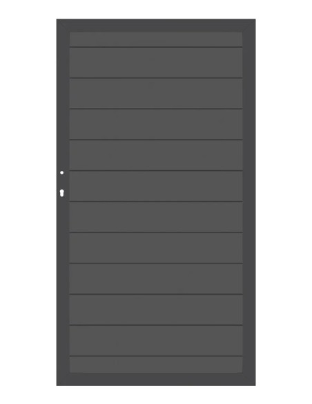 Porte de jardin en aluminium plus