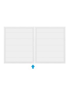 Aluminium poort Plus XL 2