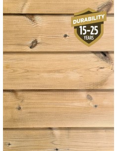 Bardage Thermowood - Profil suédois