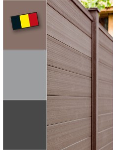 Palissade en composite Duofuse