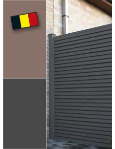 Ecrans de jardin de type clôtures à lattes