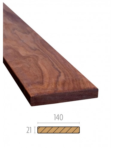 Ipé plank 21 x 140 mm om te schroeven
