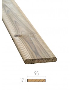 Plank in geïmpregneerd grenen klasse 4, glad – 3 secties 2