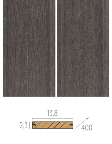 Planches de terrasse en bois composite Vintage - fixation invisible