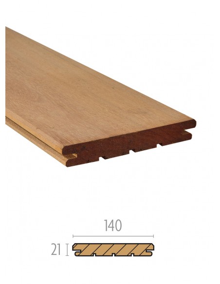 Planches de terrasse en bois exotique Ipé - fixation invisible B-Fix