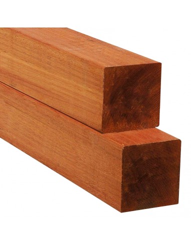 Poteau Carr En Bois Exotique 7 9 12 14 Cm Otiva