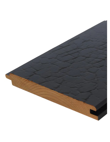 Gebrand houten gevelbekleding