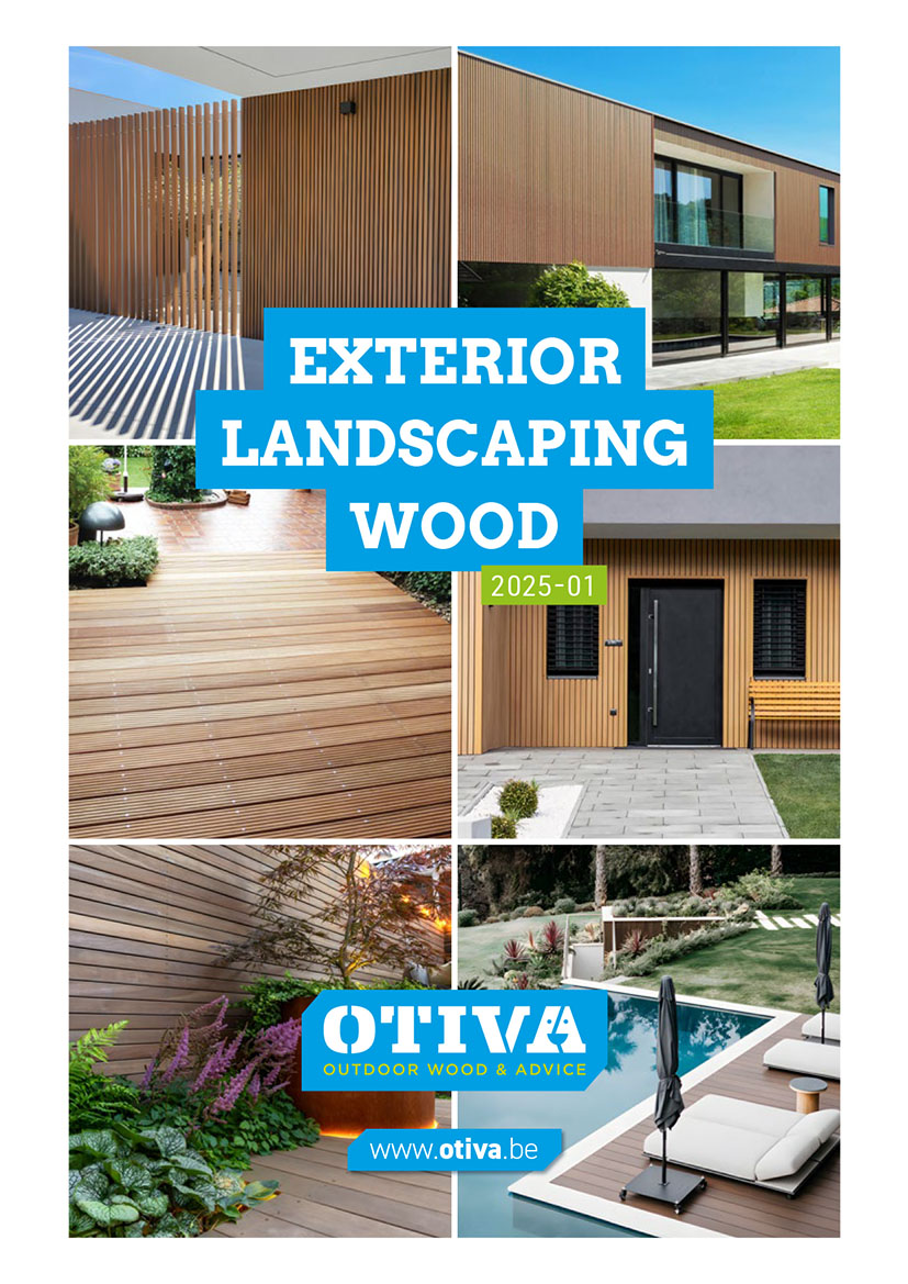 Omslag van de OTIVA-catalogus van Terrassen, Gevelbekleding en Keerwanden