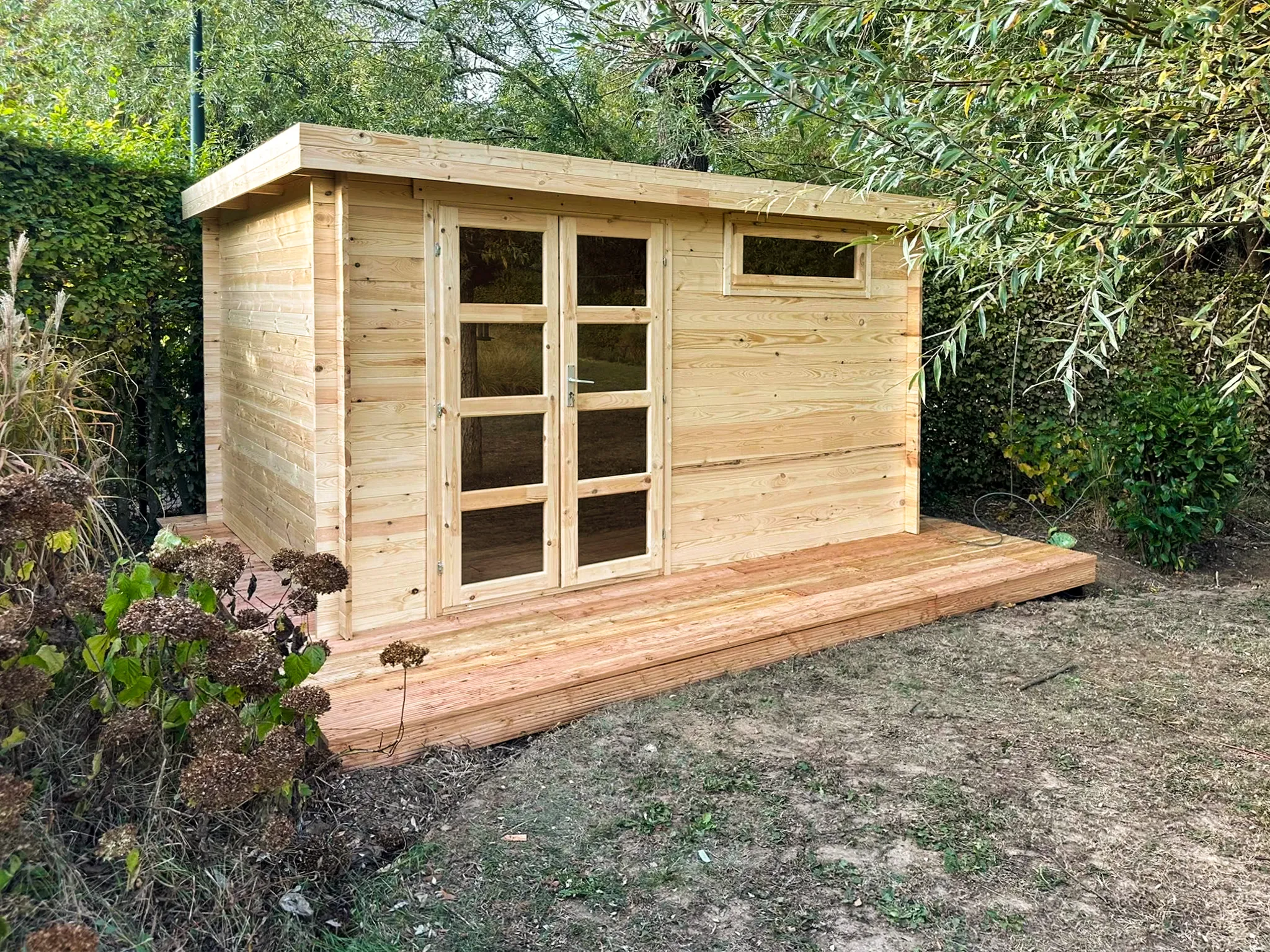 abri de jardin Stroombeek placé