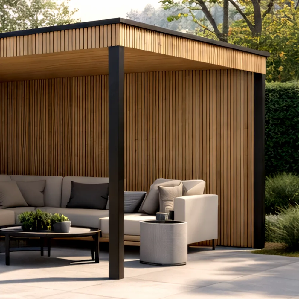 Poteaux de l'abri de jardin en aluminium