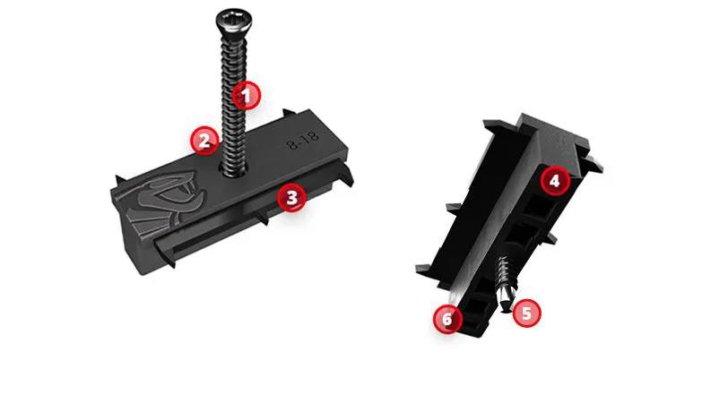 Composants du clip Cobra Hybrid 8-18