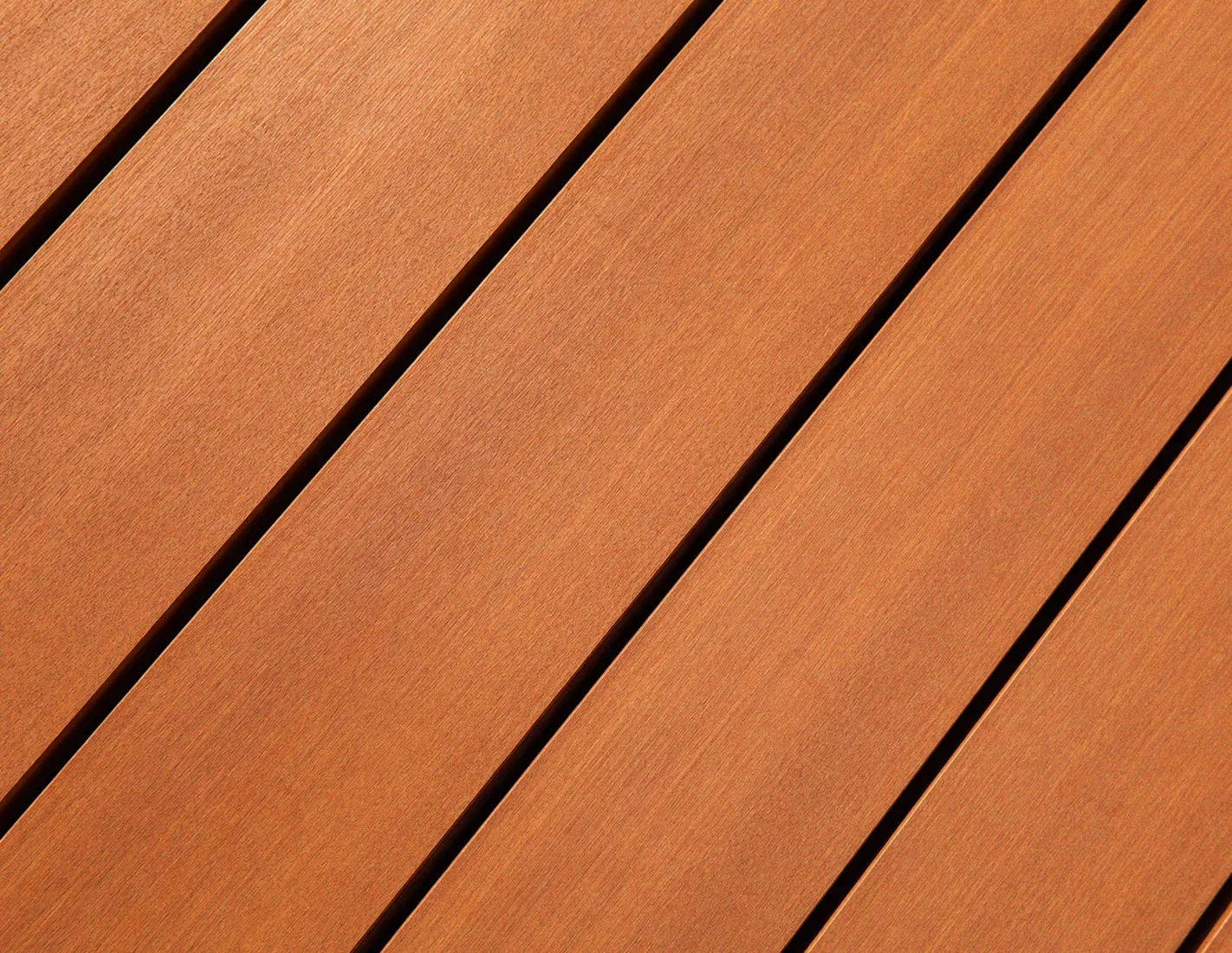 Diagonale close-up gladde Mukulungu planken