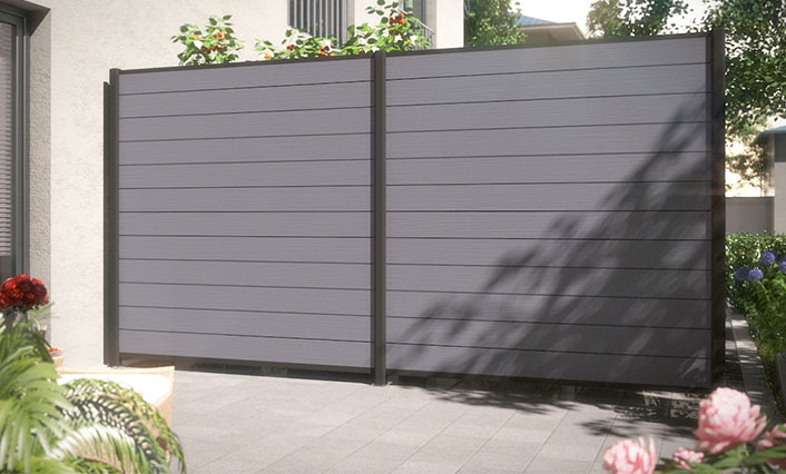 palissade en bois composite Moorsel