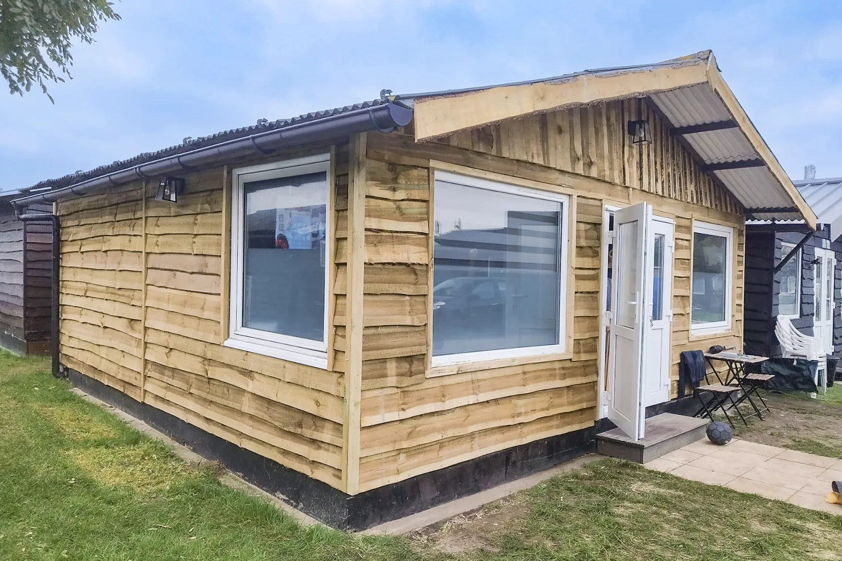 Chalet réalisé avec des planches canadiennes