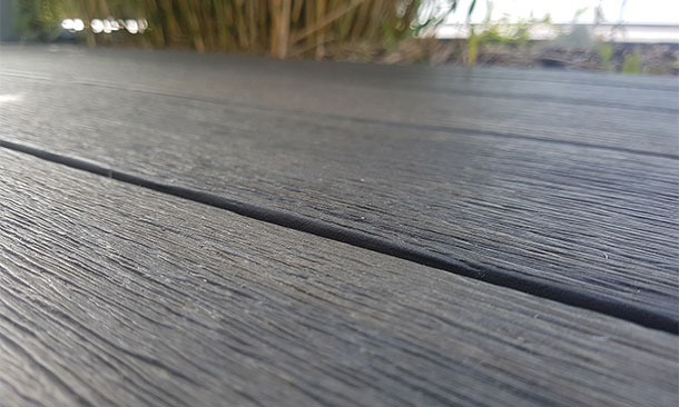 terrasse en bois composite vintage teck