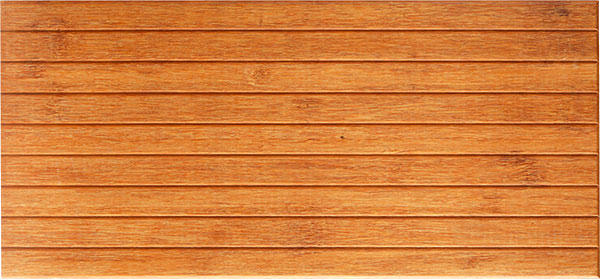 Bamboe terraslat met gegroefde zijde.