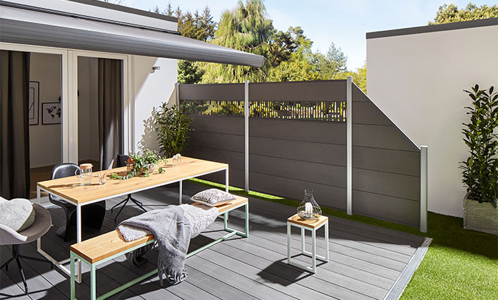 palissade en bois composite Maline