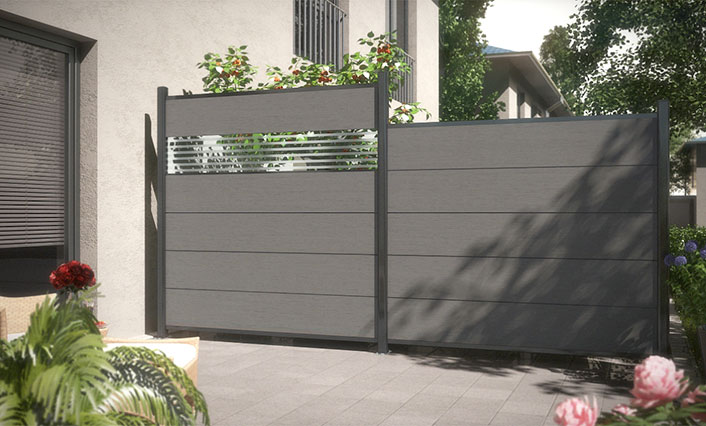 palissade en bois composite Watermael