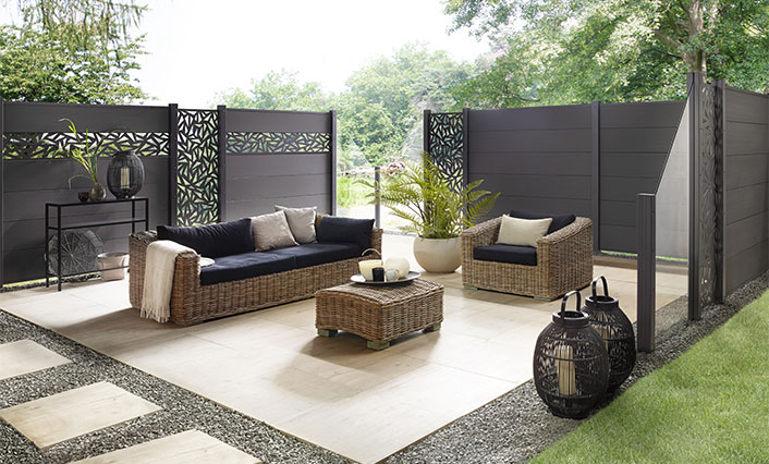 palissade en bois composite Alle