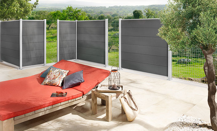 palissade en bois composite Grimbergem